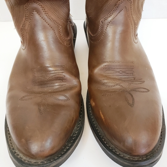 Justin Boots Farm & Ranch Cowboy Western boots 11D - Picture 3 of 8